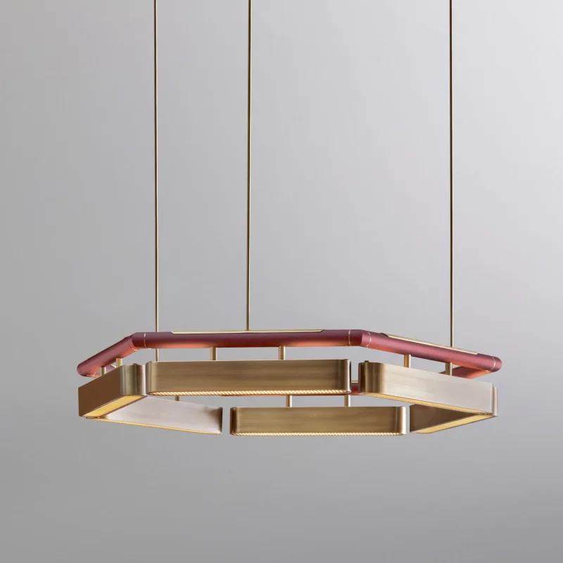 Colt hexagon chandelier - Bert Frank w Mesmetric