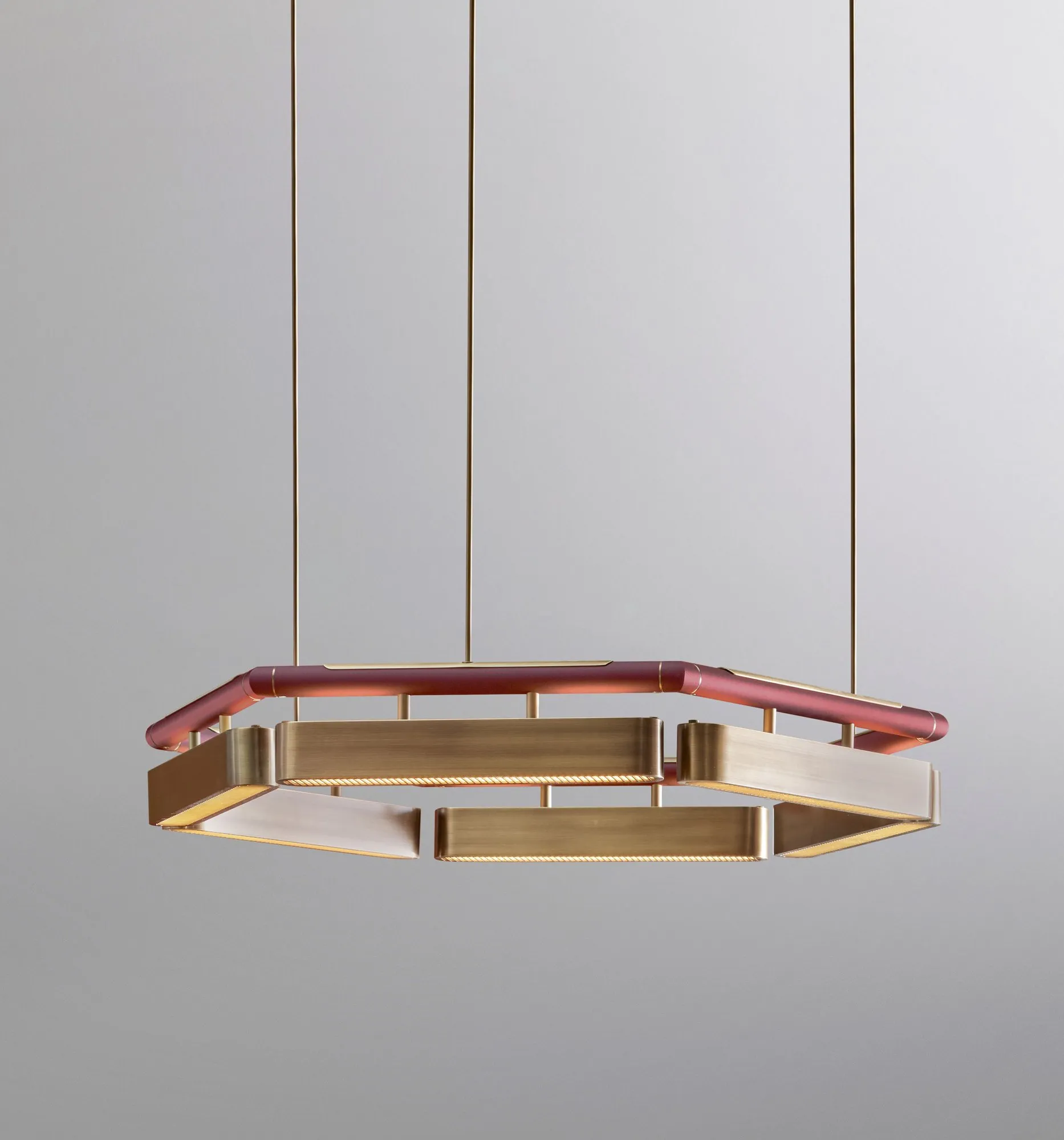 Colt hexagon chandelier - Bert Frank w Mesmetric