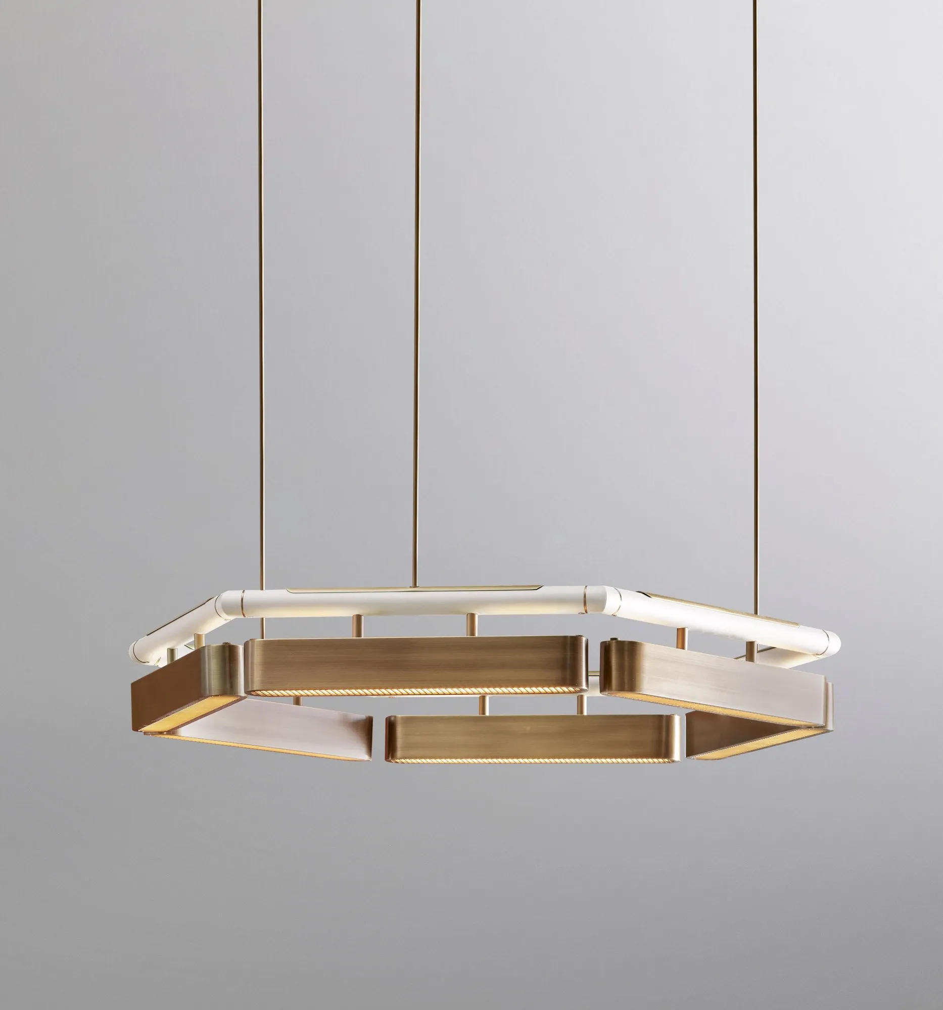 Colt hexagon chandelier - Bert Frank w Mesmetric