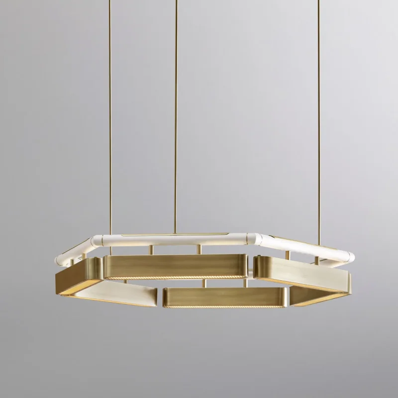 Colt hexagon chandelier - Bert Frank w Mesmetric