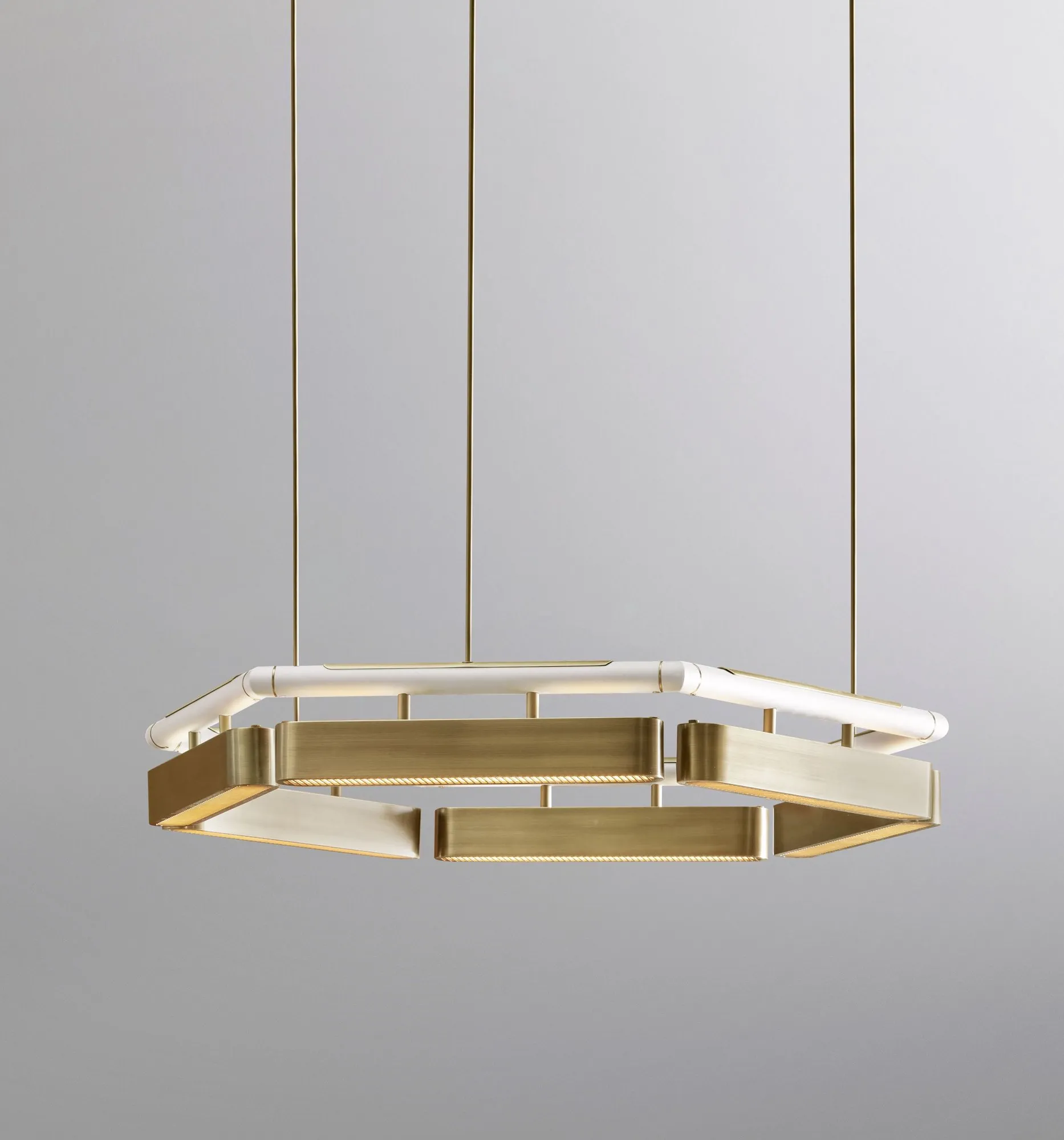 Colt hexagon chandelier - Bert Frank w Mesmetric