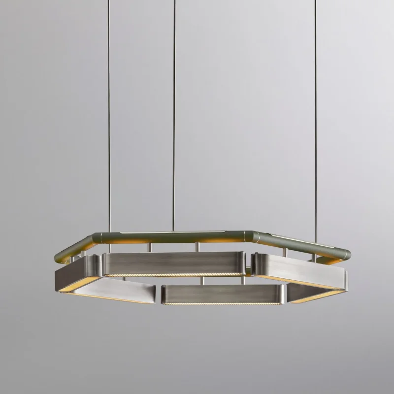 Colt hexagon chandelier - Bert Frank w Mesmetric