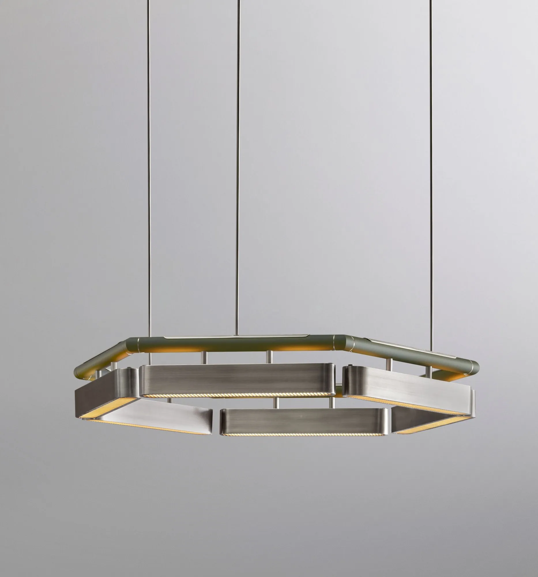 Colt hexagon chandelier - Bert Frank w Mesmetric