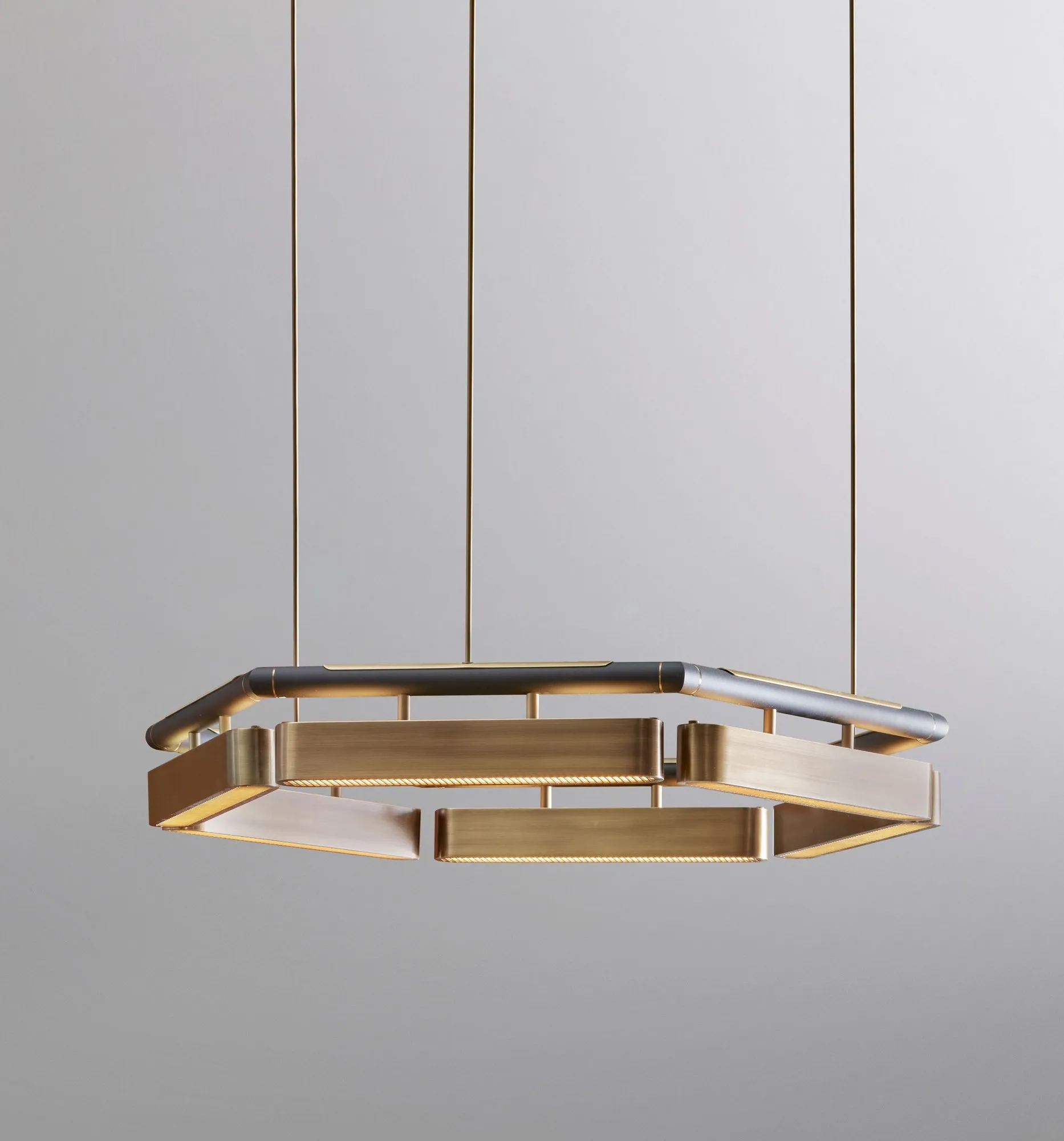 Colt hexagon chandelier - Bert Frank w Mesmetric