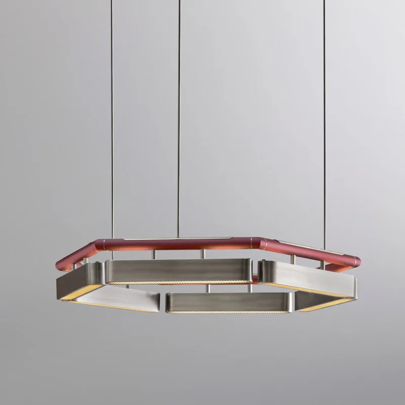 Colt hexagon chandelier - Bert Frank w Mesmetric