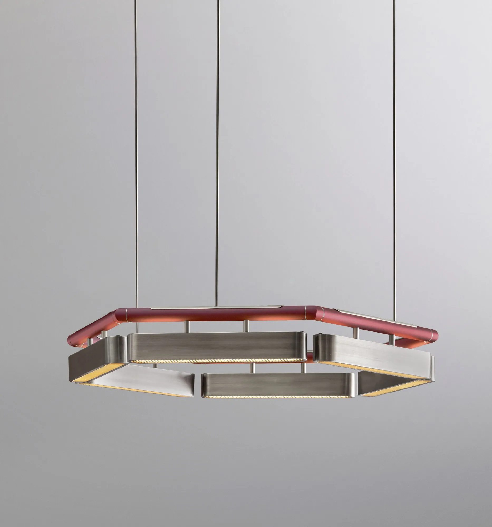 Colt hexagon chandelier - Bert Frank w Mesmetric