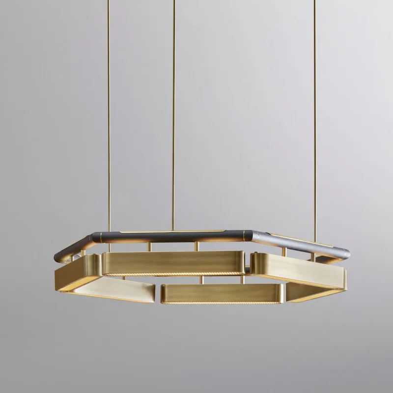 Colt hexagon chandelier - Bert Frank w Mesmetric