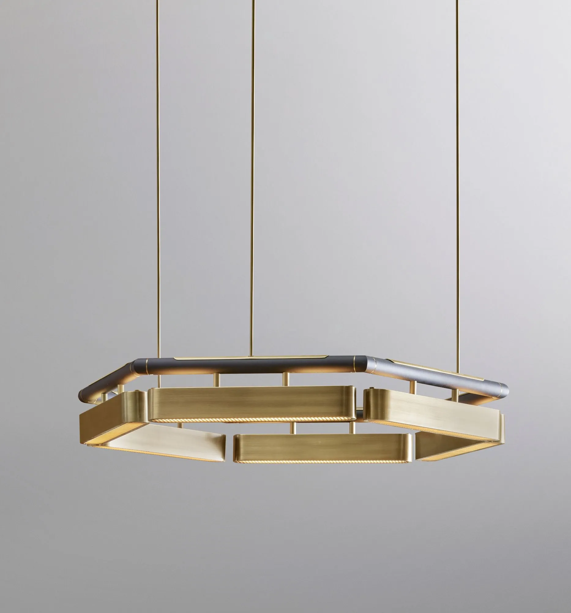Colt hexagon chandelier - Bert Frank w Mesmetric