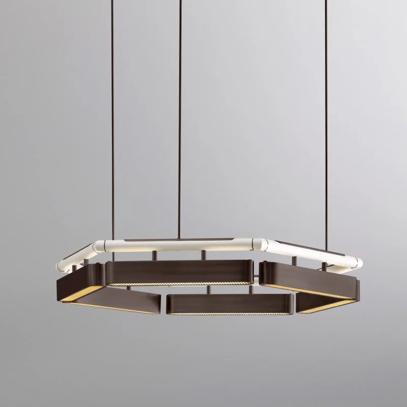 Colt hexagon chandelier - Bert Frank w Mesmetric