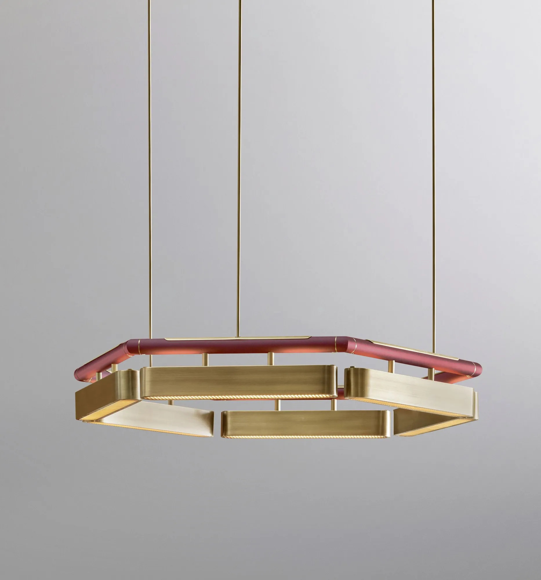 Colt hexagon chandelier - Bert Frank w Mesmetric