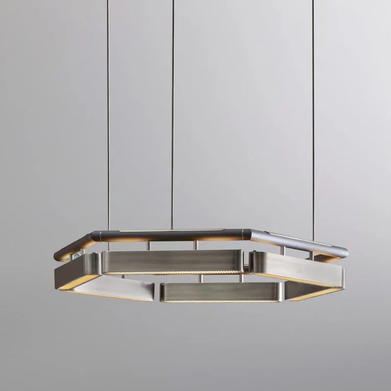 Colt hexagon chandelier - Bert Frank w Mesmetric