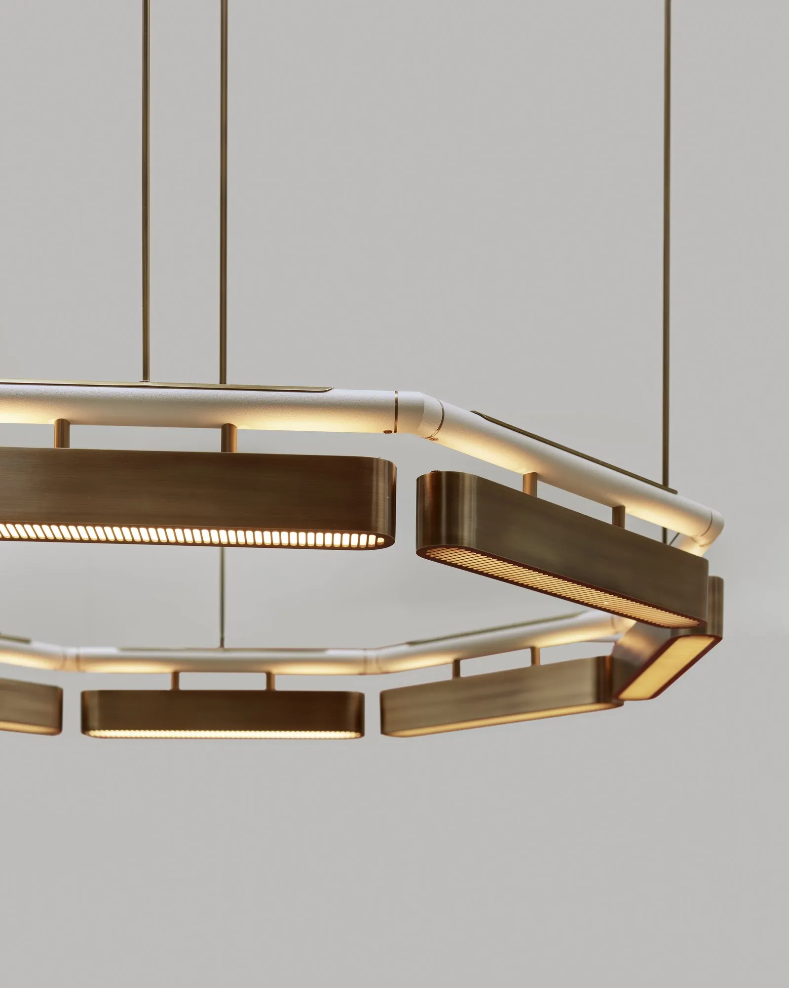Colt octagon chandelier - Bert Frank w Mesmetric