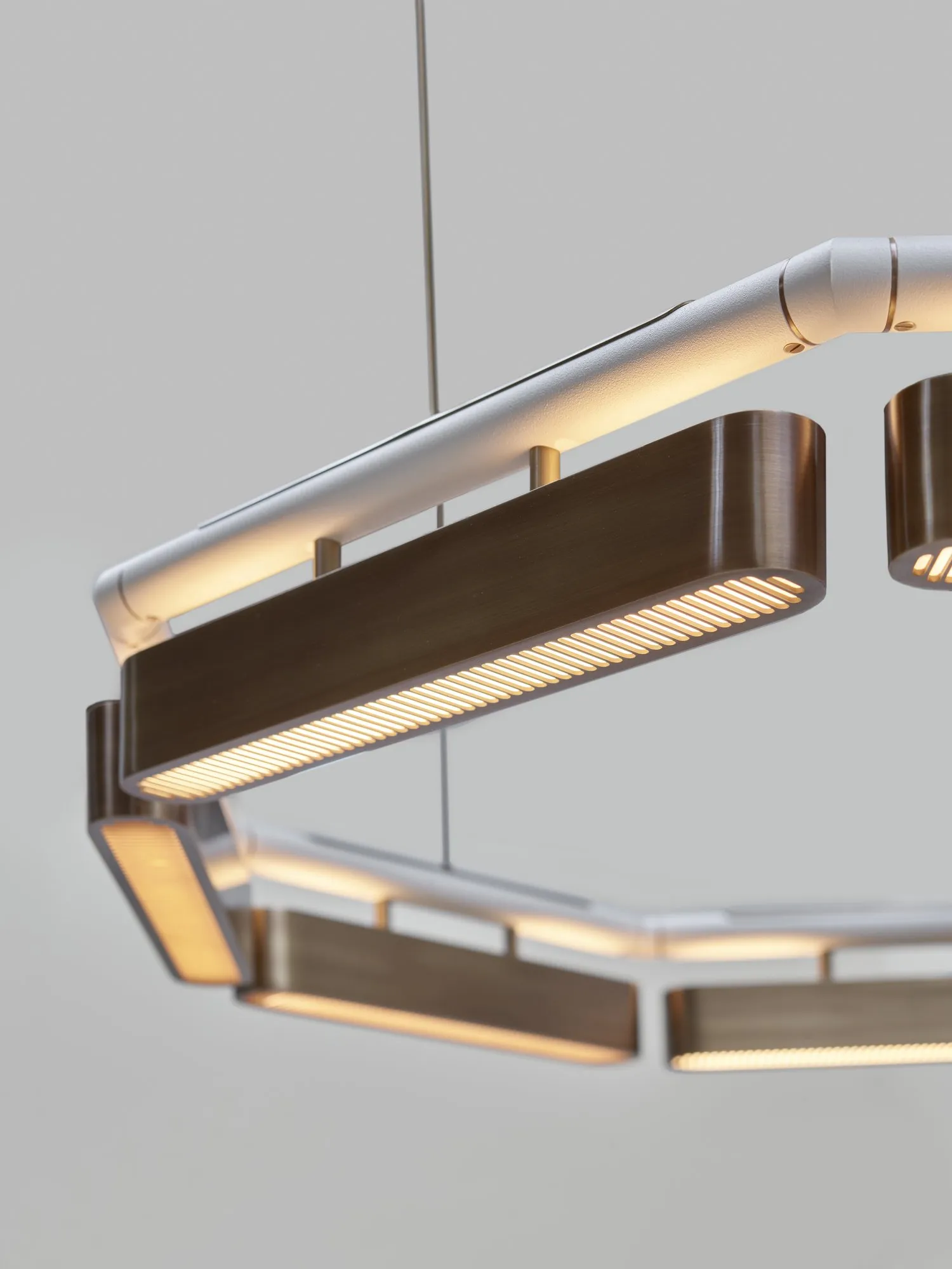 Colt octagon chandelier - Bert Frank w Mesmetric