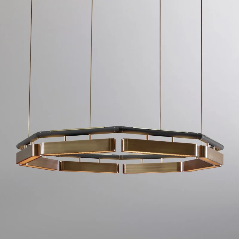 Colt octagon chandelier - Bert Frank w Mesmetric