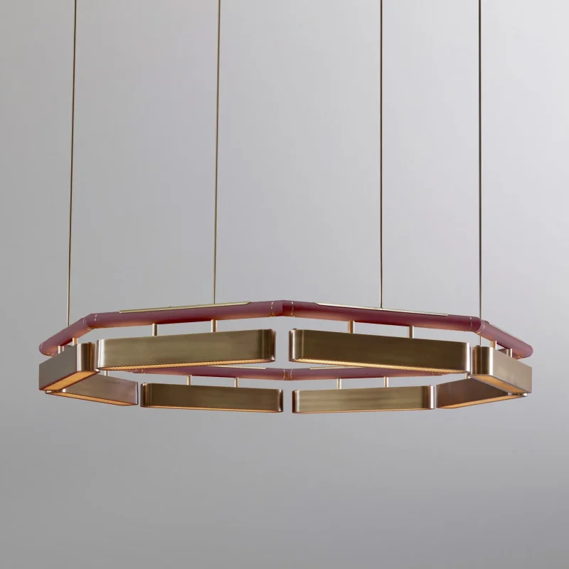 Colt octagon chandelier - Bert Frank w Mesmetric