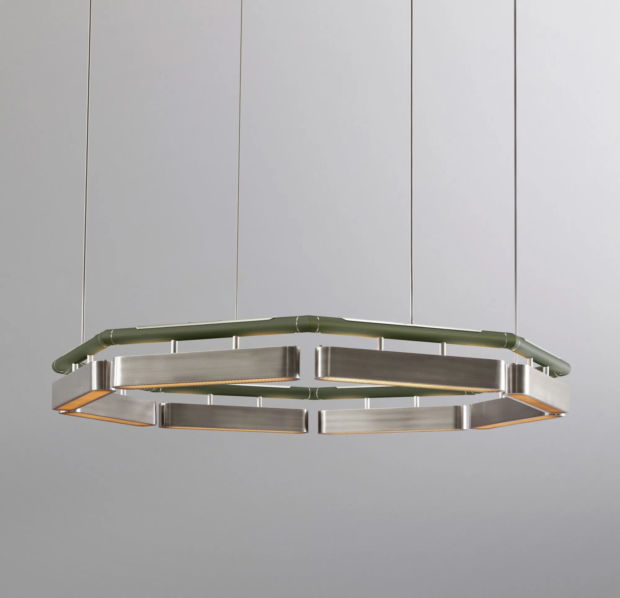 Colt octagon chandelier - Bert Frank w Mesmetric