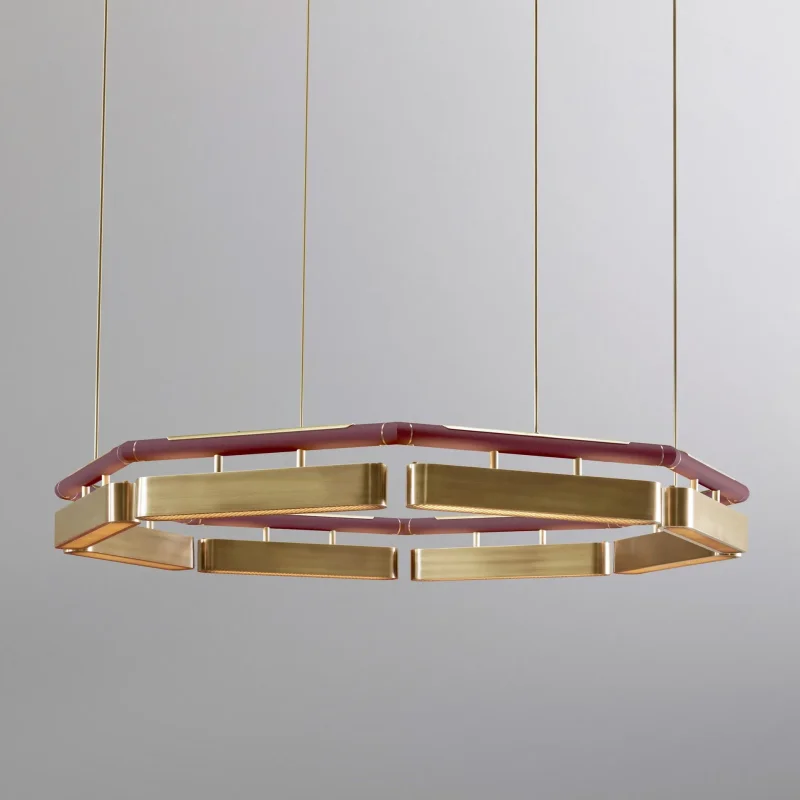 Colt octagon chandelier - Bert Frank w Mesmetric