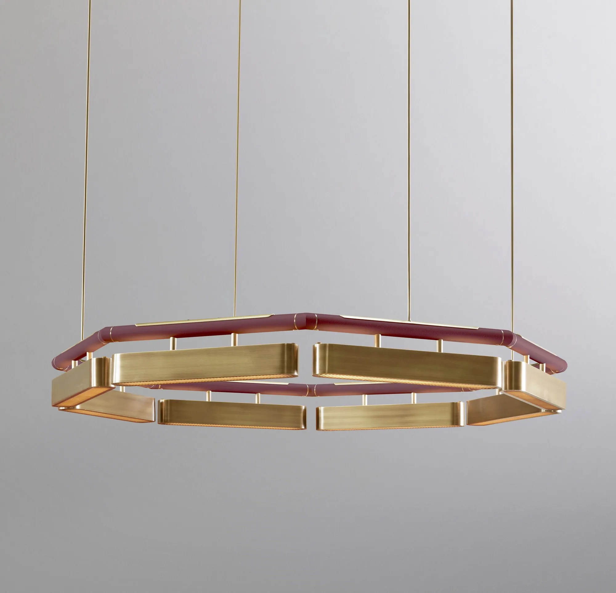 Colt octagon chandelier - Bert Frank w Mesmetric