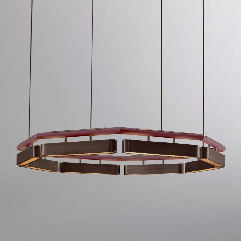 Colt octagon chandelier - Bert Frank w Mesmetric