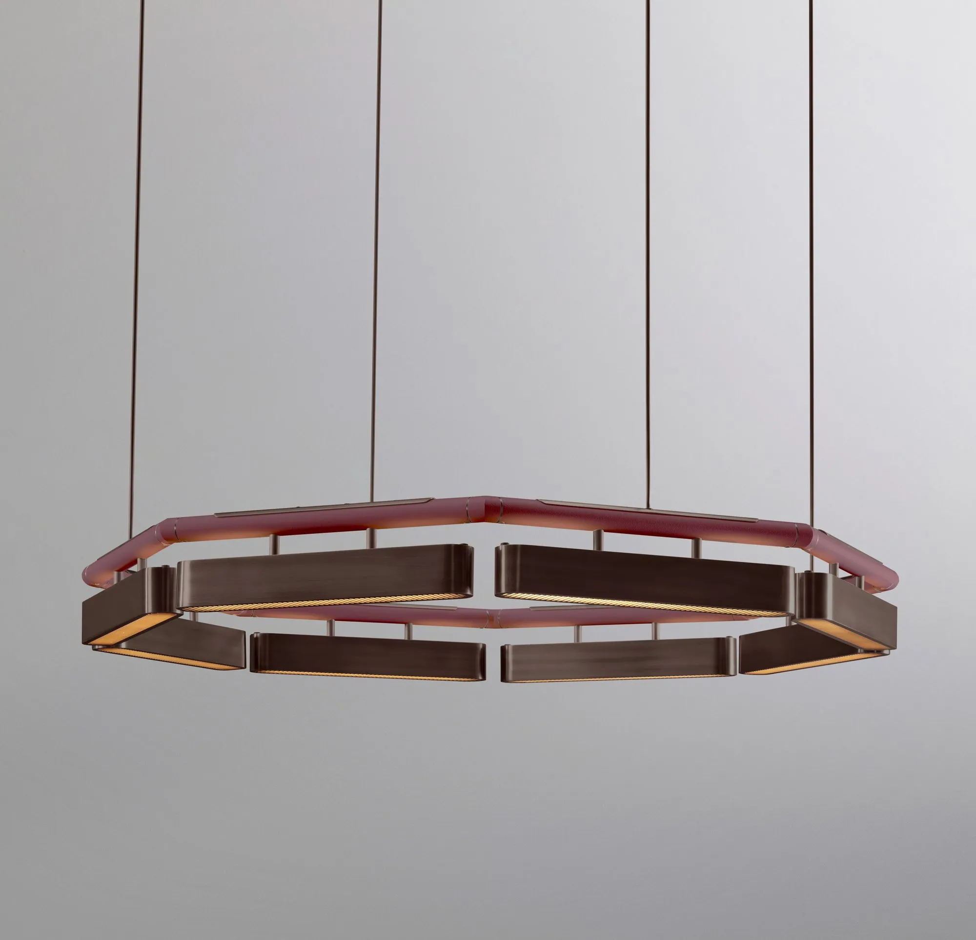 Colt octagon chandelier - Bert Frank w Mesmetric