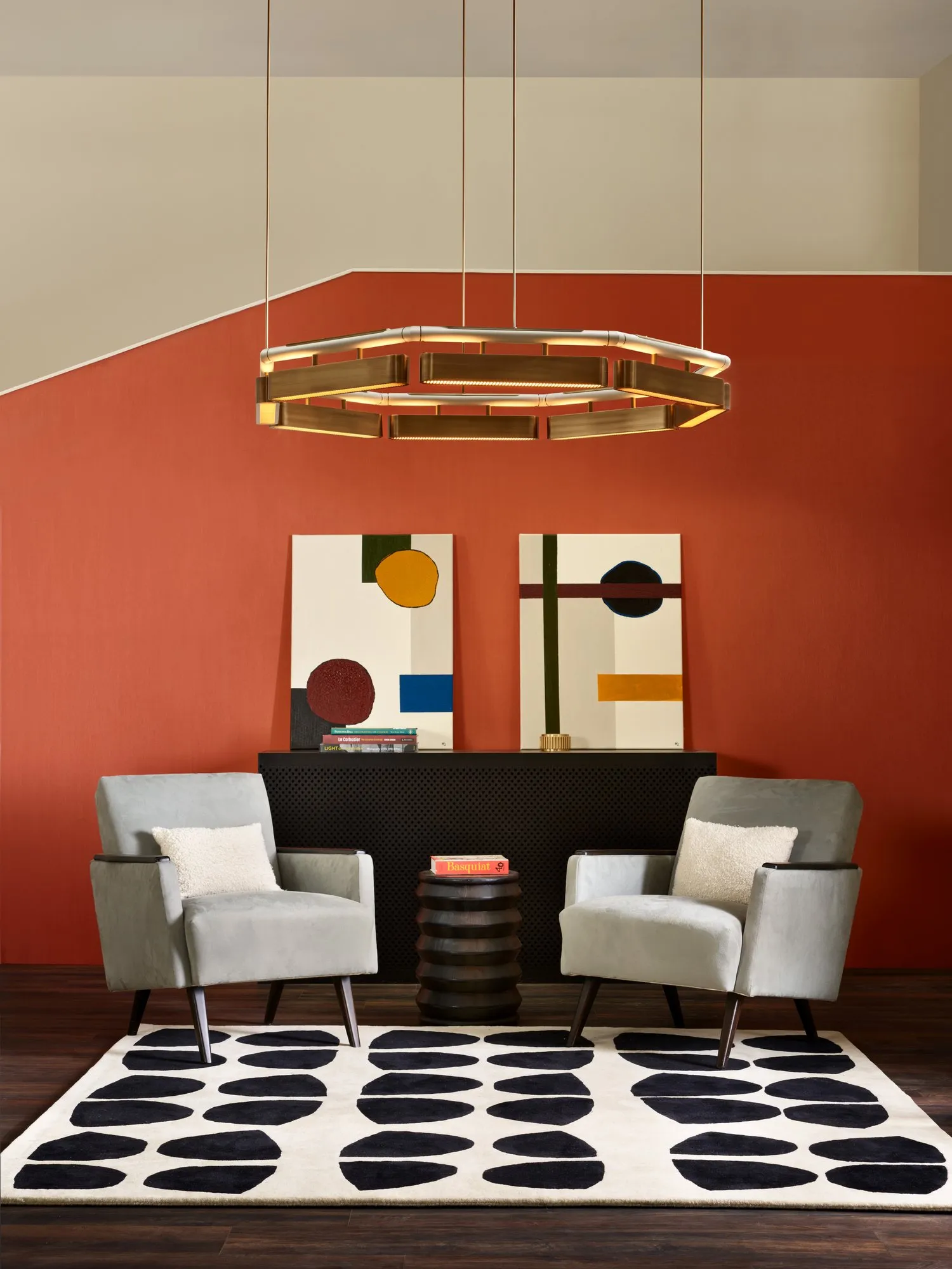 Colt octagon chandelier - Bert Frank w Mesmetric