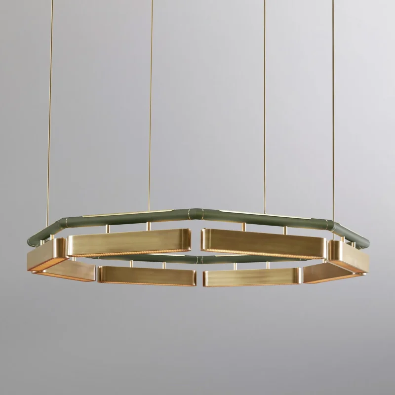 Colt octagon chandelier - Bert Frank w Mesmetric
