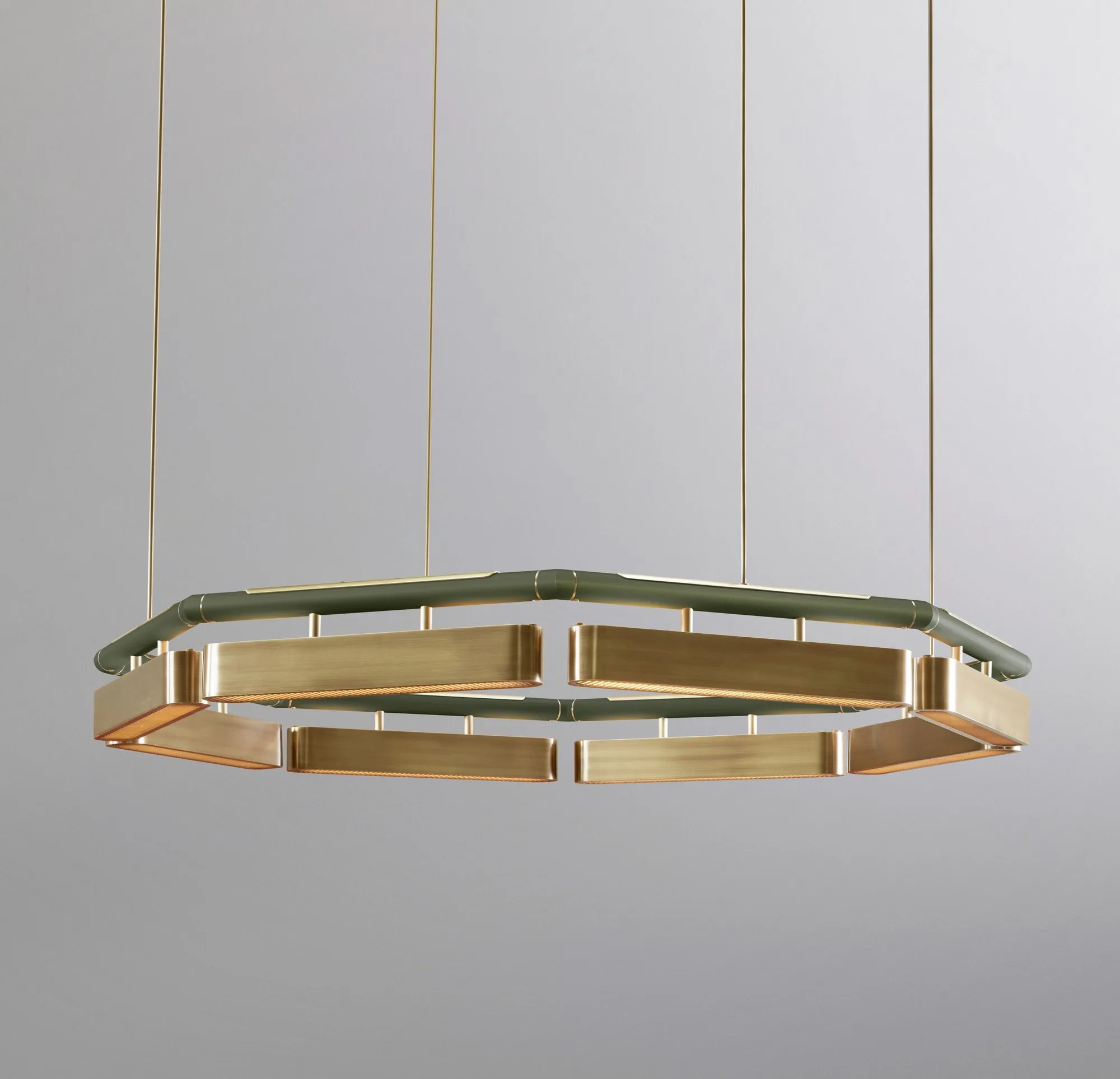 Colt octagon chandelier - Bert Frank w Mesmetric