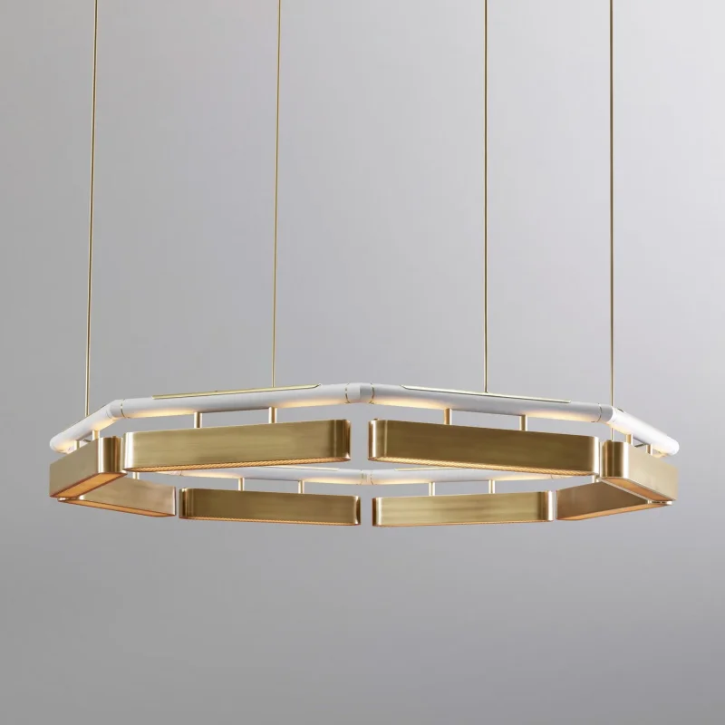 Colt octagon chandelier - Bert Frank w Mesmetric
