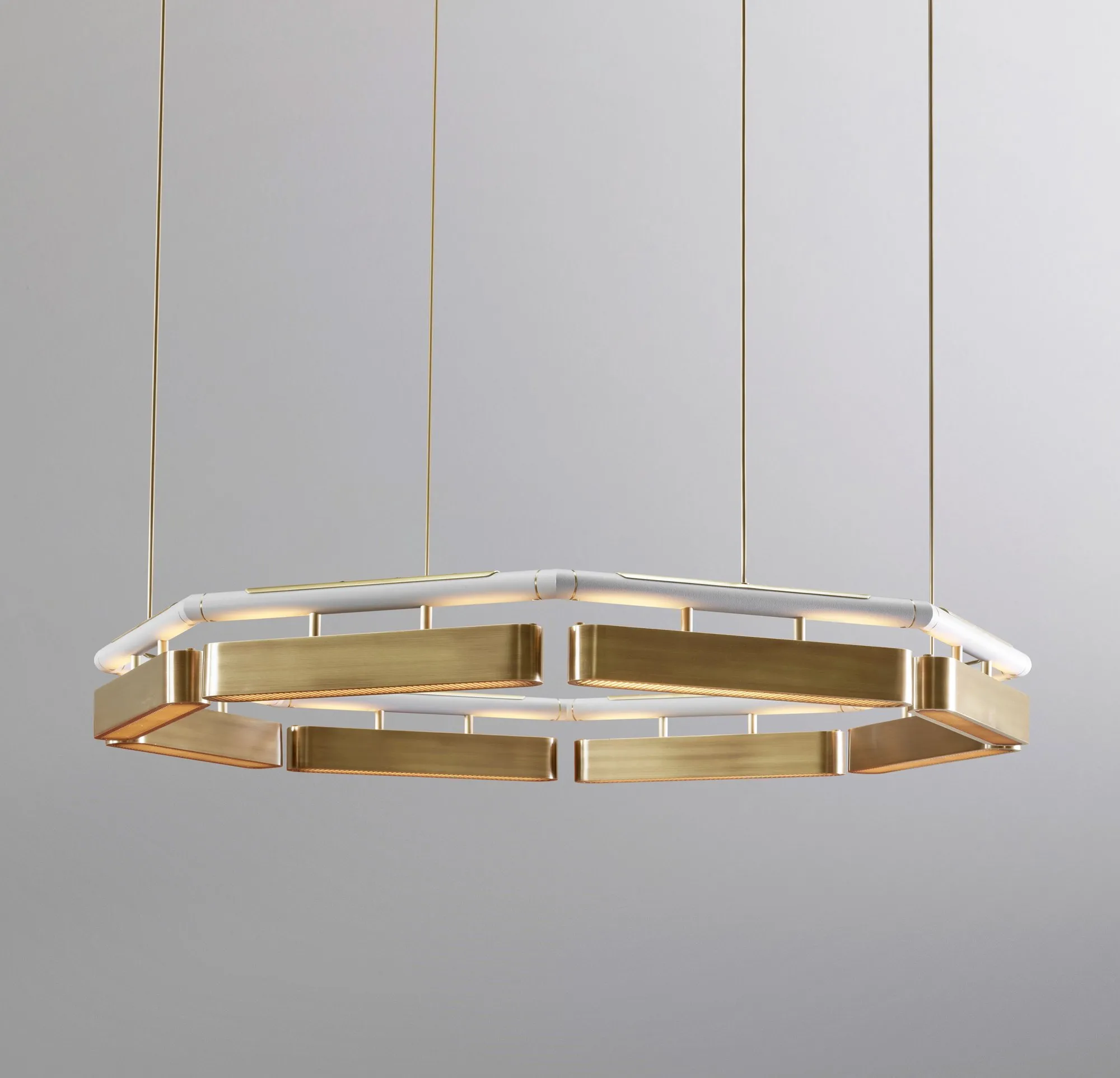 Colt octagon chandelier - Bert Frank w Mesmetric