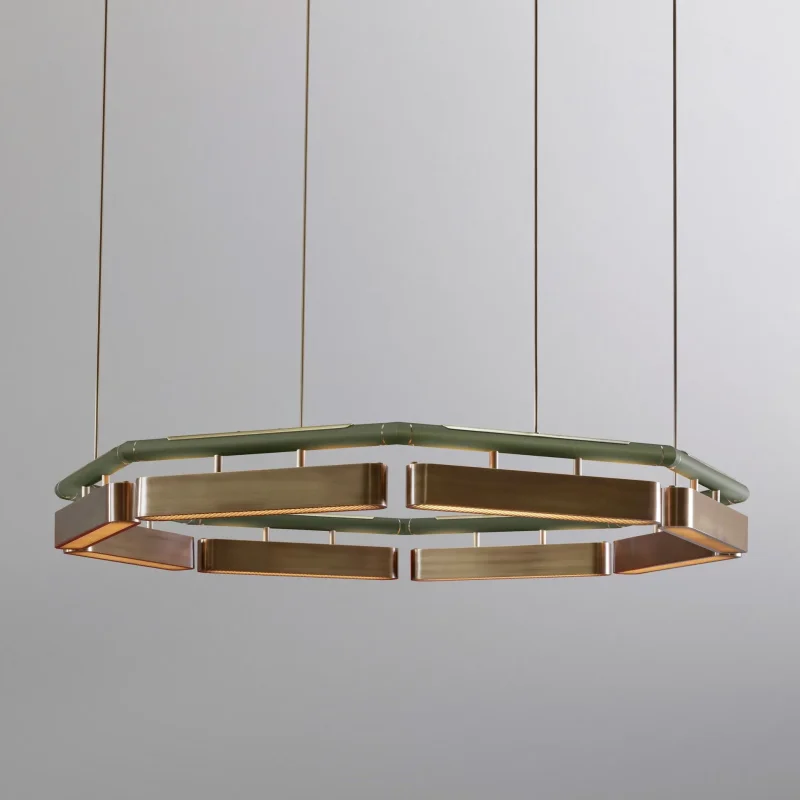 Colt octagon chandelier - Bert Frank w Mesmetric