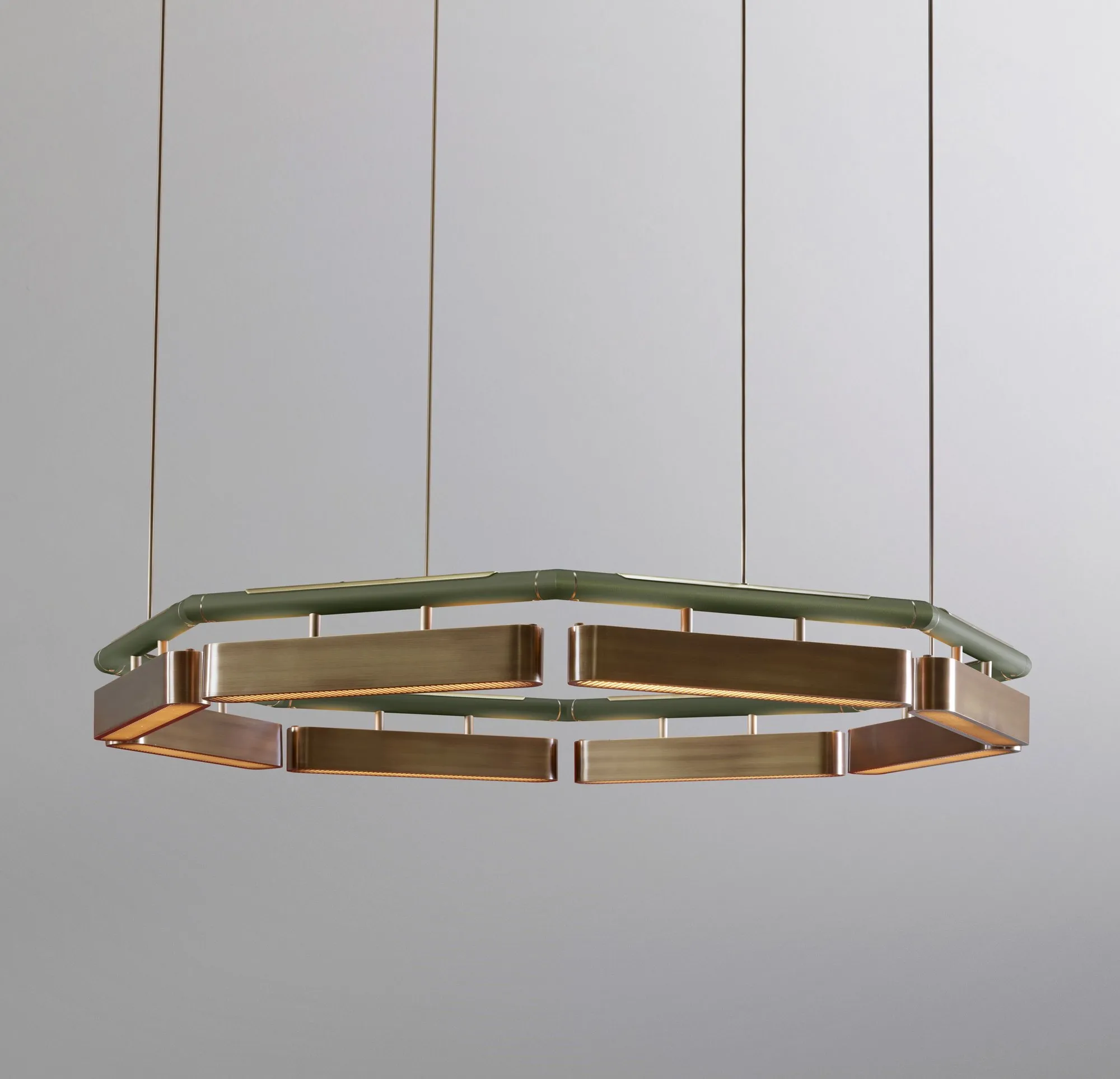 Colt octagon chandelier - Bert Frank w Mesmetric