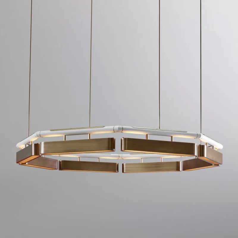 Colt octagon chandelier - Bert Frank w Mesmetric