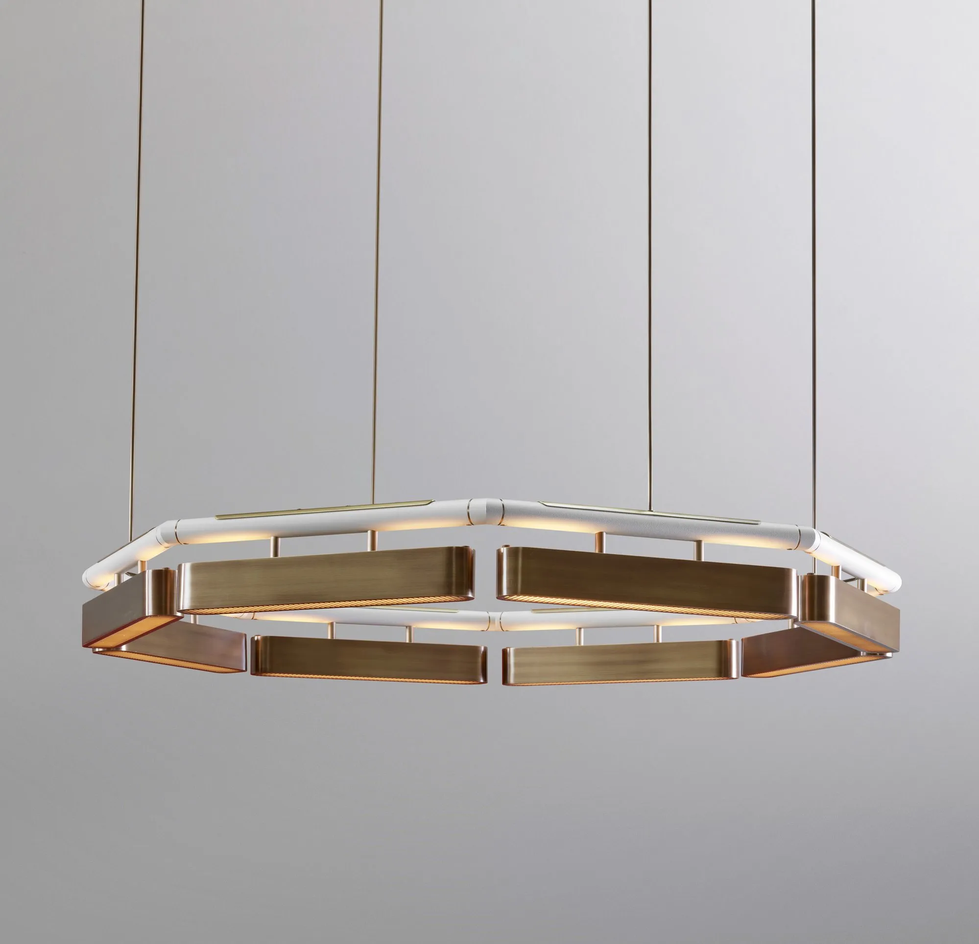 Colt octagon chandelier - Bert Frank w Mesmetric