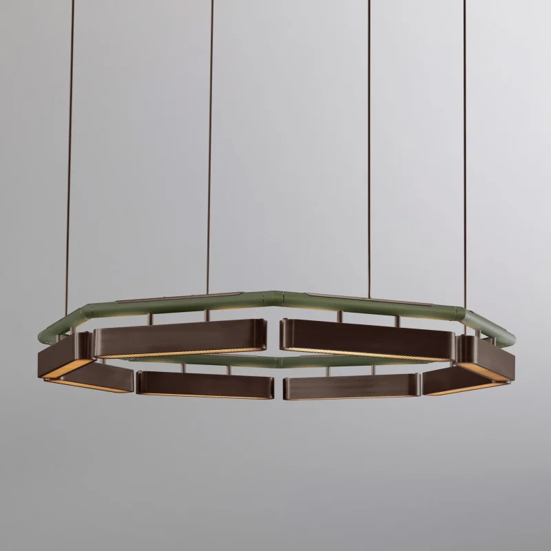 Colt octagon chandelier - Bert Frank w Mesmetric