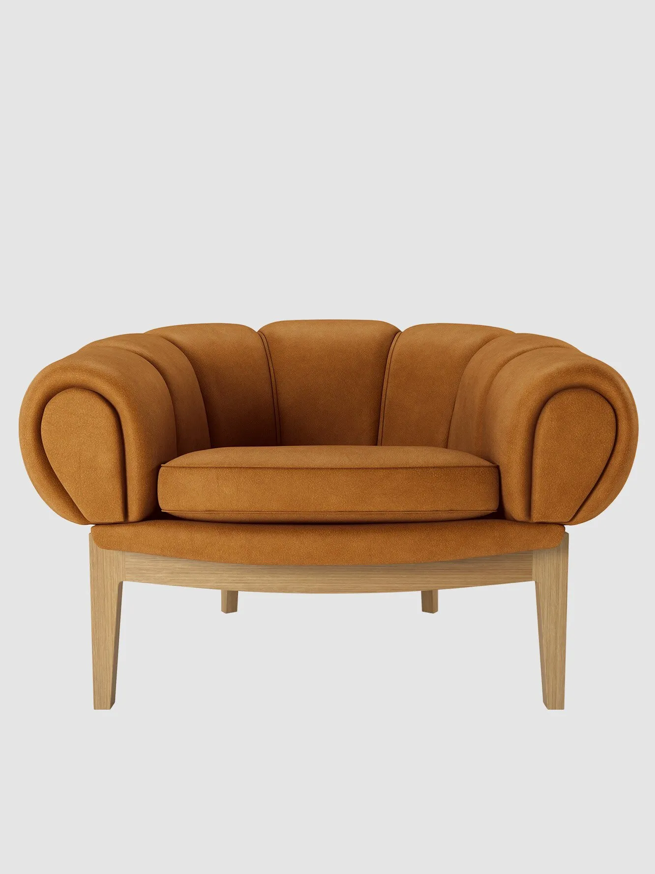 Croissant Lounge Chair - Gubi.dk w Mesmetric