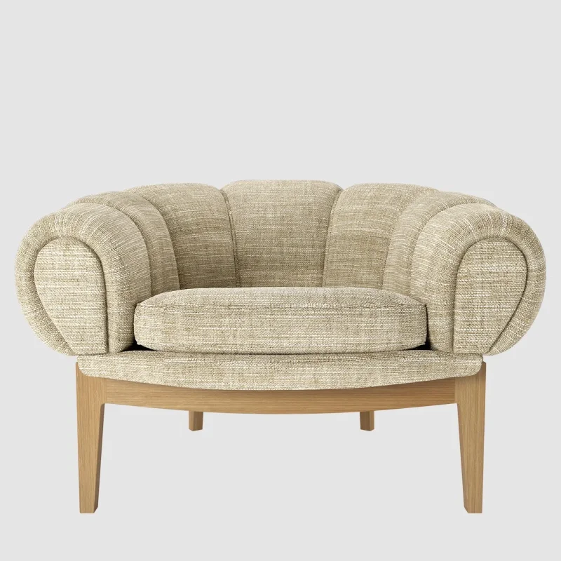 Croissant Lounge Chair - Gubi.dk w Mesmetric