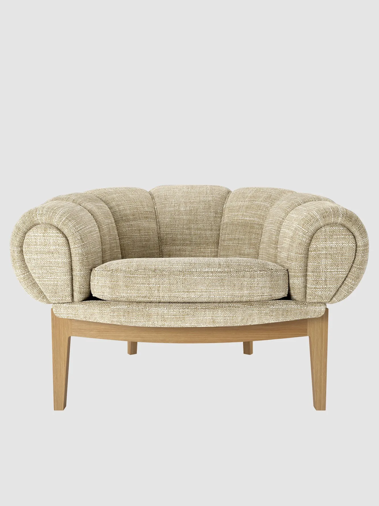 Croissant Lounge Chair - Gubi.dk w Mesmetric