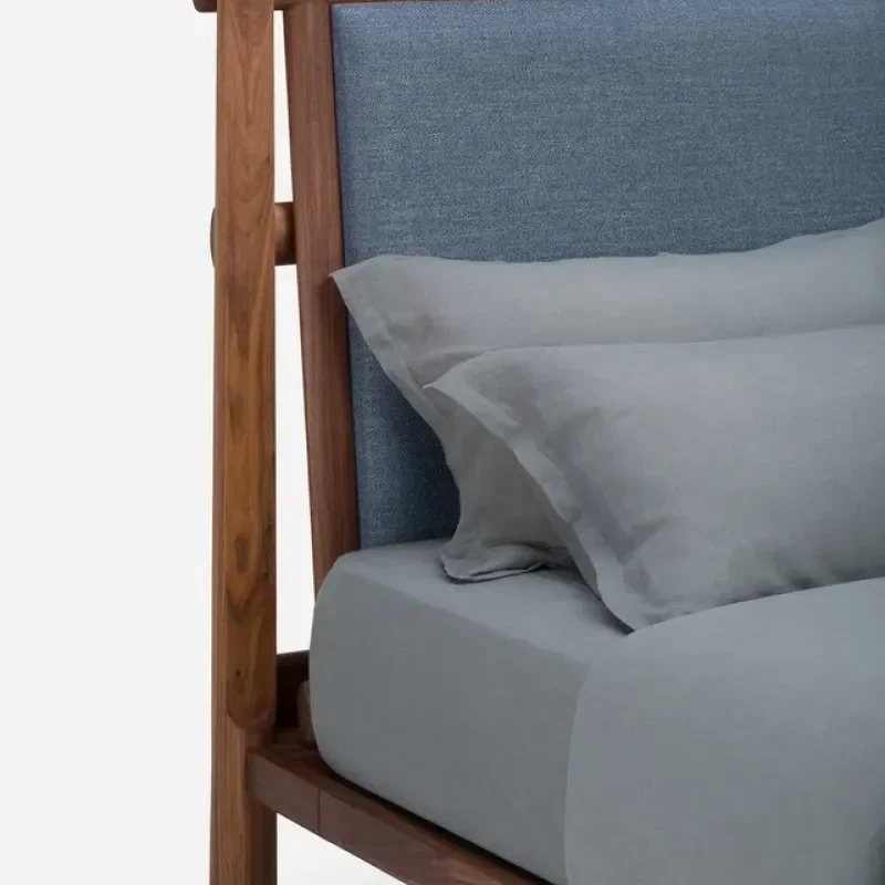 684S Twenty-Five Upholstered Bed - De La Espada w Mesmetric