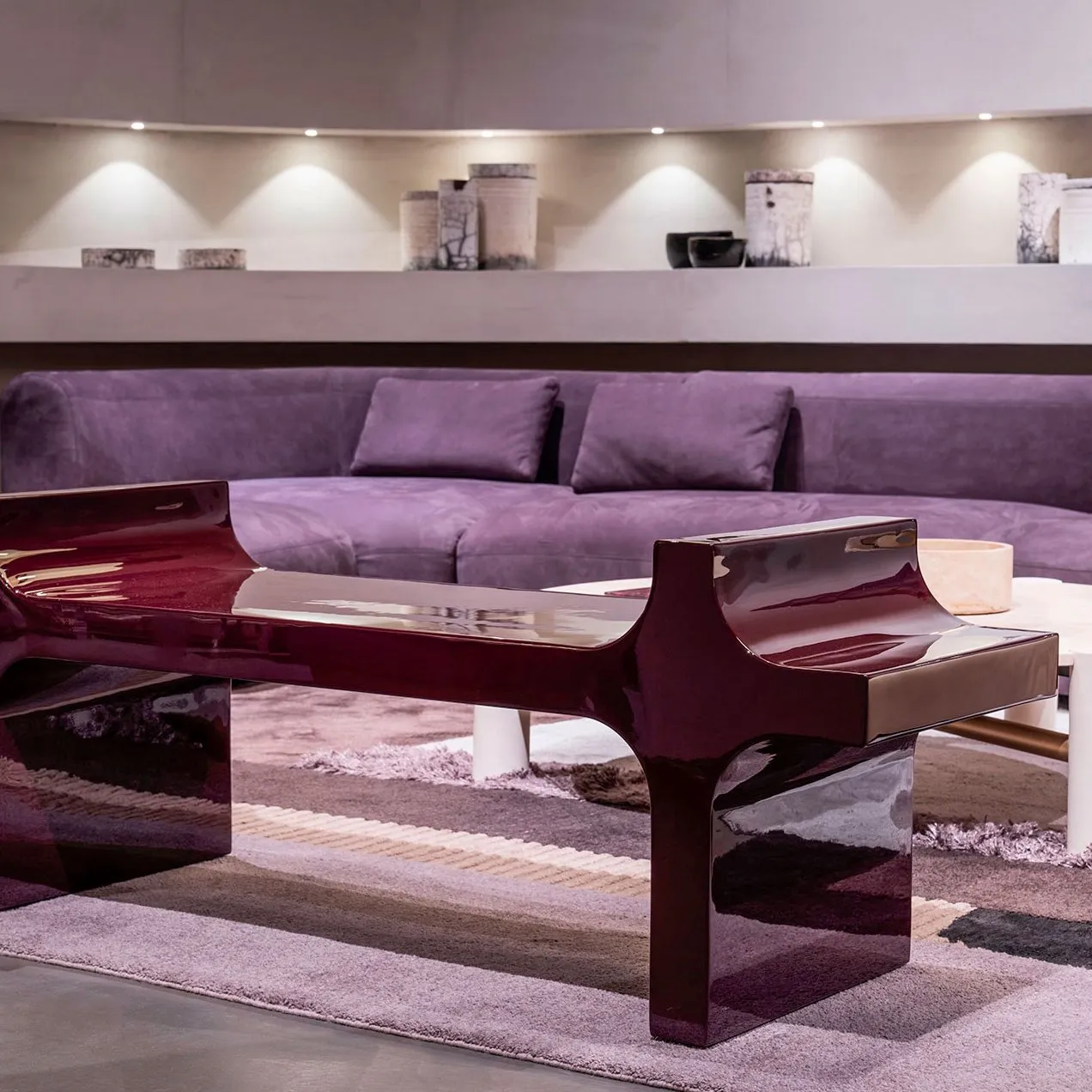 Dharma Bench & Pouf – Baxter at Mesmetric