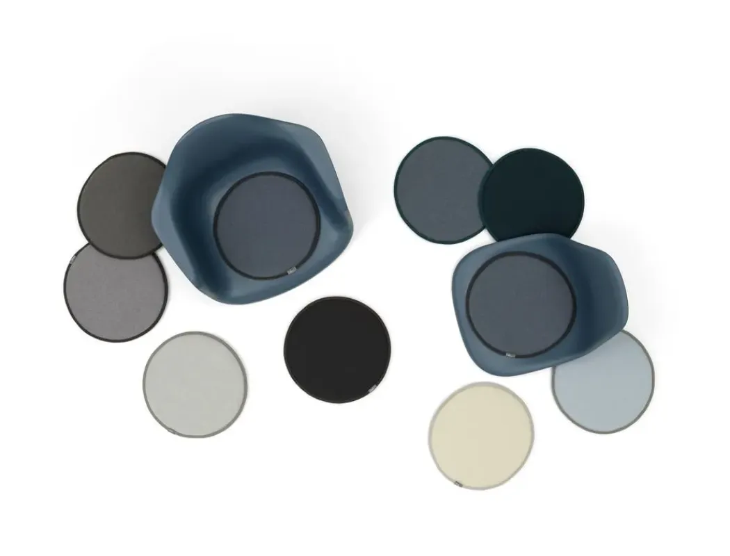 Eames Plastic DAL RE Seat Upholstery - Vitra w Mesmetric