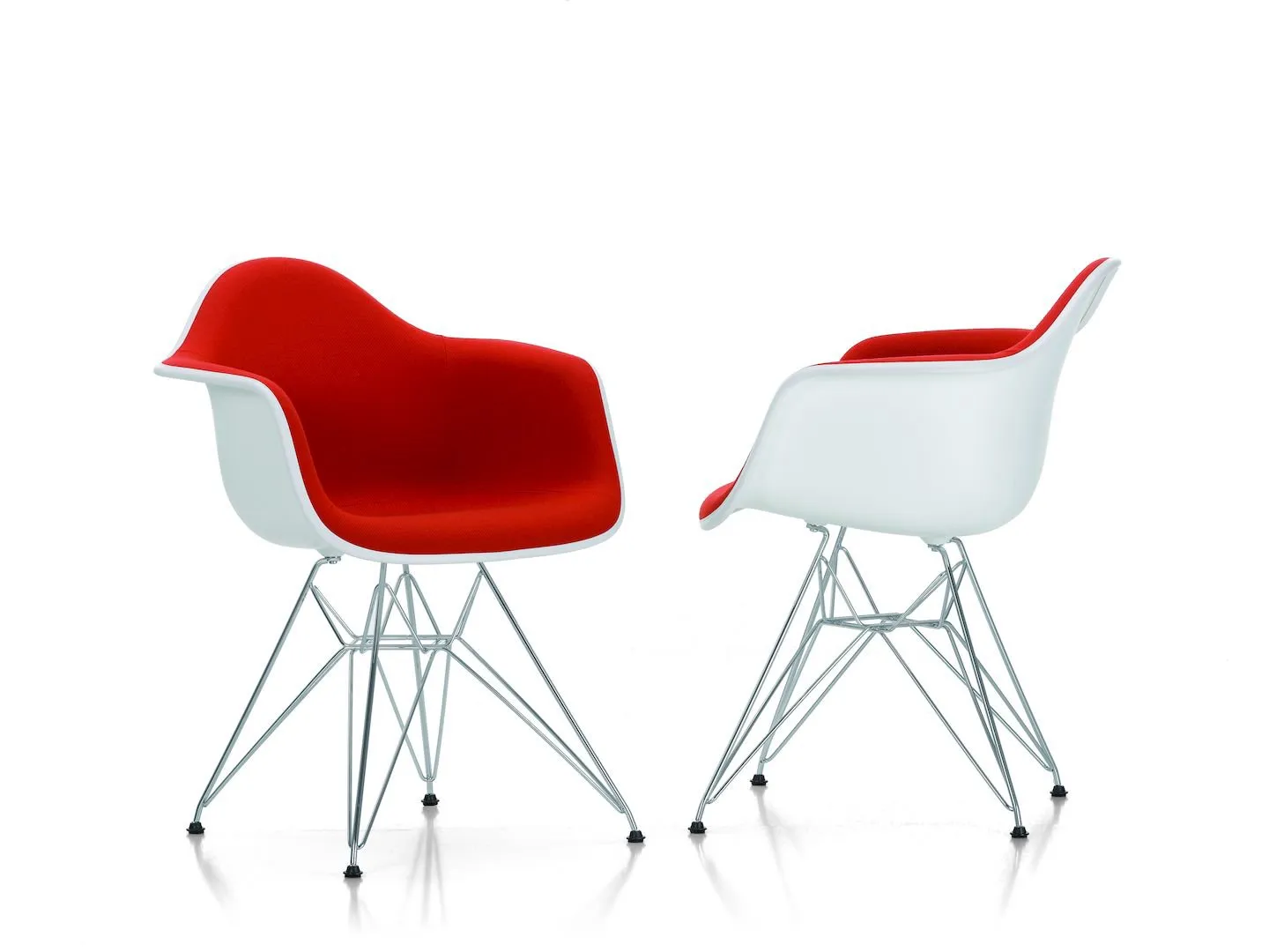 Eames Plastic DAR RE Full Upholstery - Vitra w Mesmetric