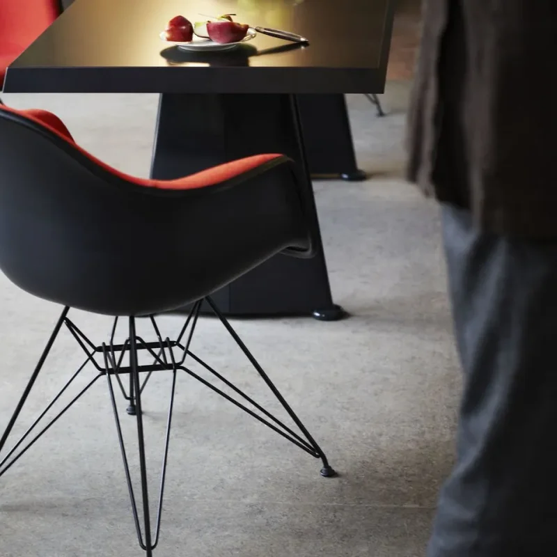 Eames Plastic DAR RE Full Upholstery - Vitra w Mesmetric