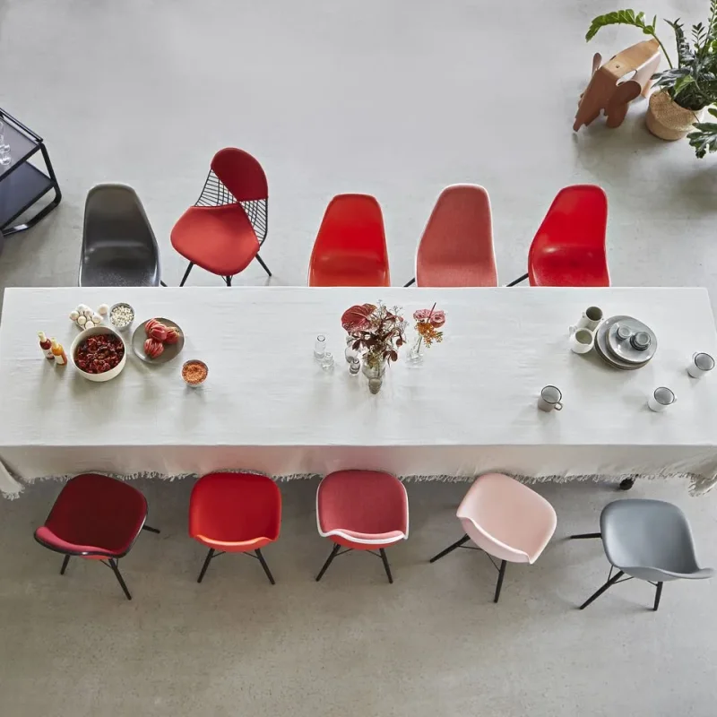 Eames Plastic RE DSW Fully Upholstered – Vitra at Mesmetric