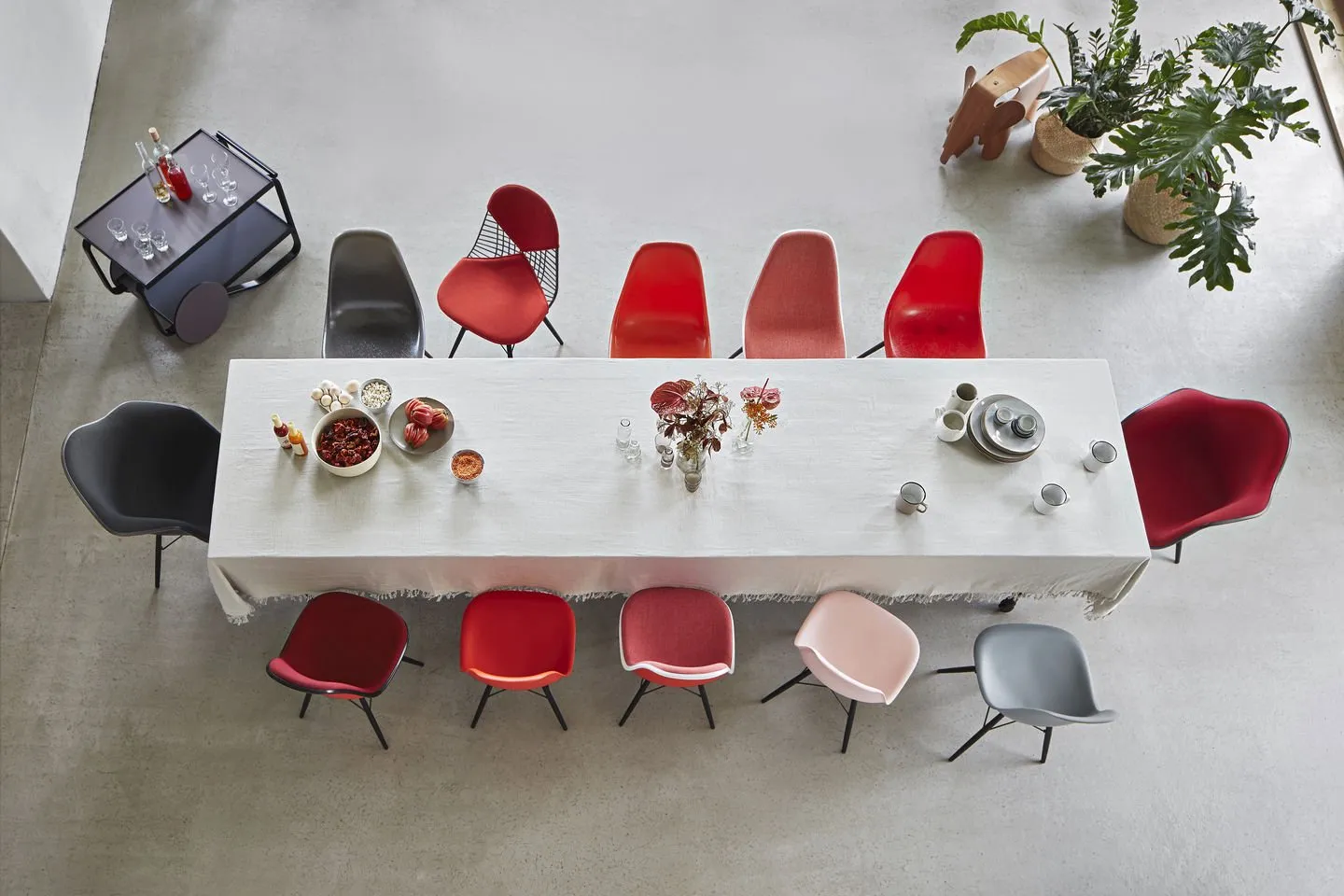 Eames Plastic RE DSW Fully Upholstered – Vitra at Mesmetric
