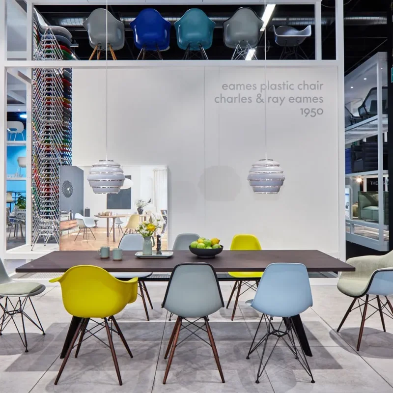 Eames Plastic RE DSW Fully Upholstered – Vitra at Mesmetric