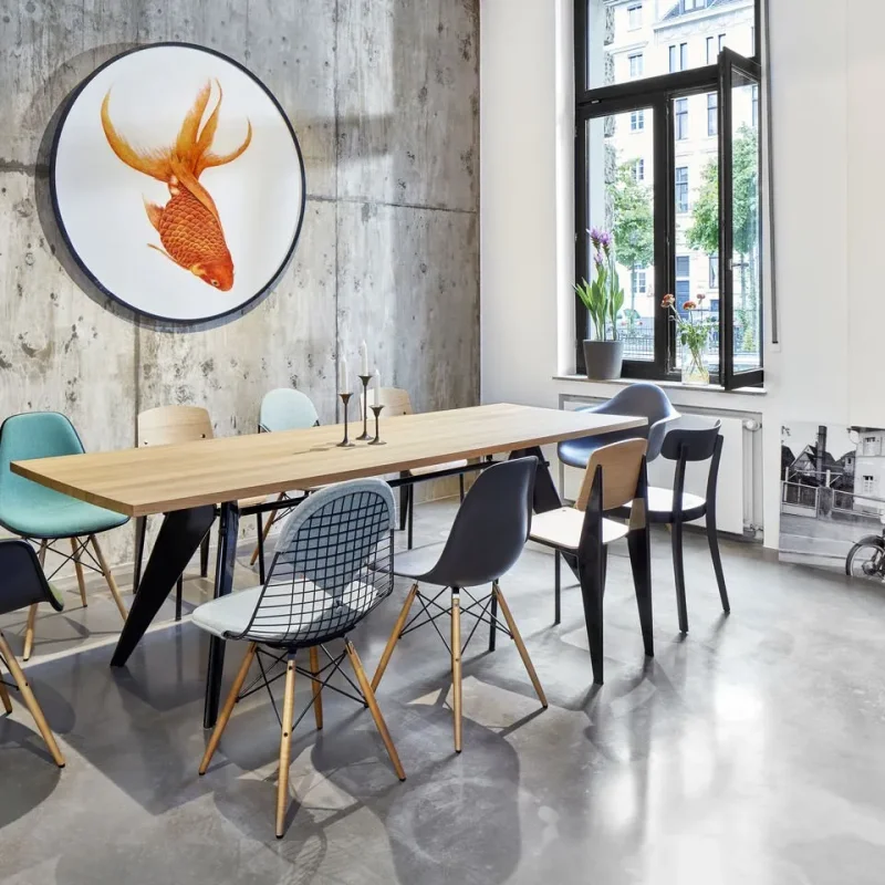 Eames Plastic RE DSW Fully Upholstered – Vitra at Mesmetric