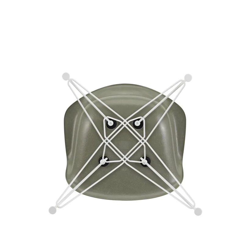 Eames Fiberglass DAR Upholstred seat – Vitra at Mesmetric