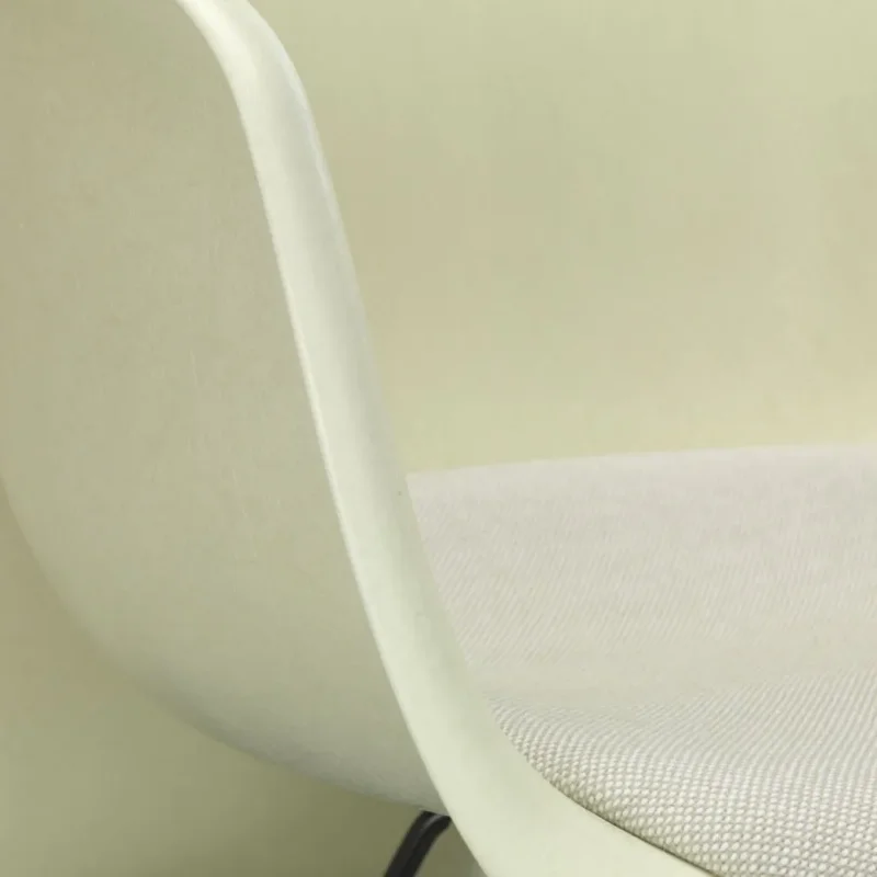 Eames Fiberglass DAR Upholstred seat – Vitra at Mesmetric