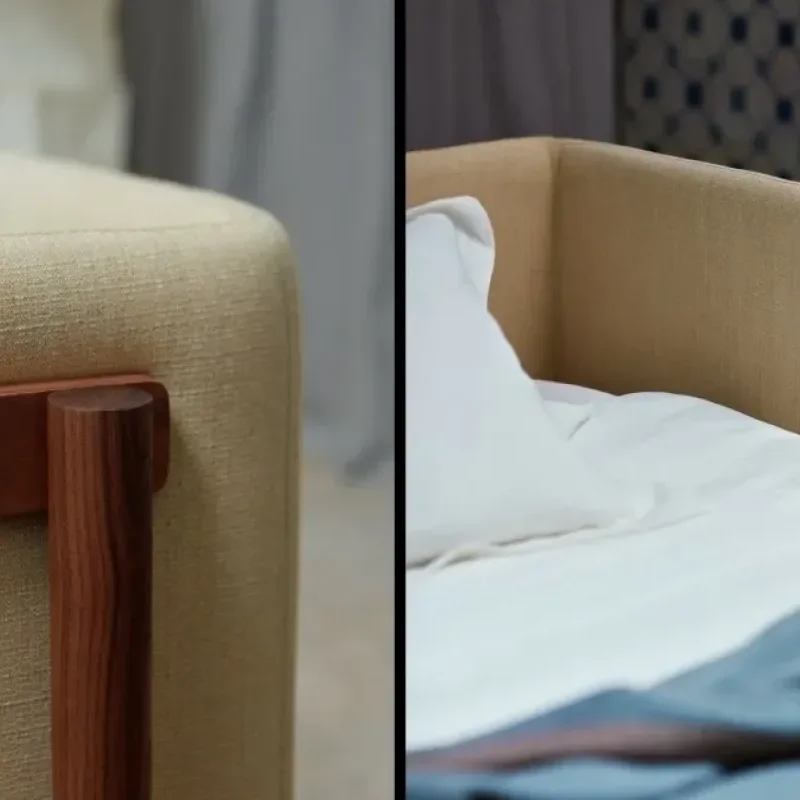 768 Frame Bed With Arms - De La Espada w Mesmetric