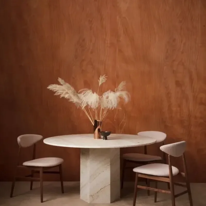 Epic dining table travertine - Gubi.dk w Mesmetric